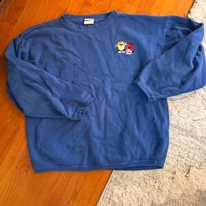 Vintage Planet Mars M&M's Blue Graphic Men's Sweater